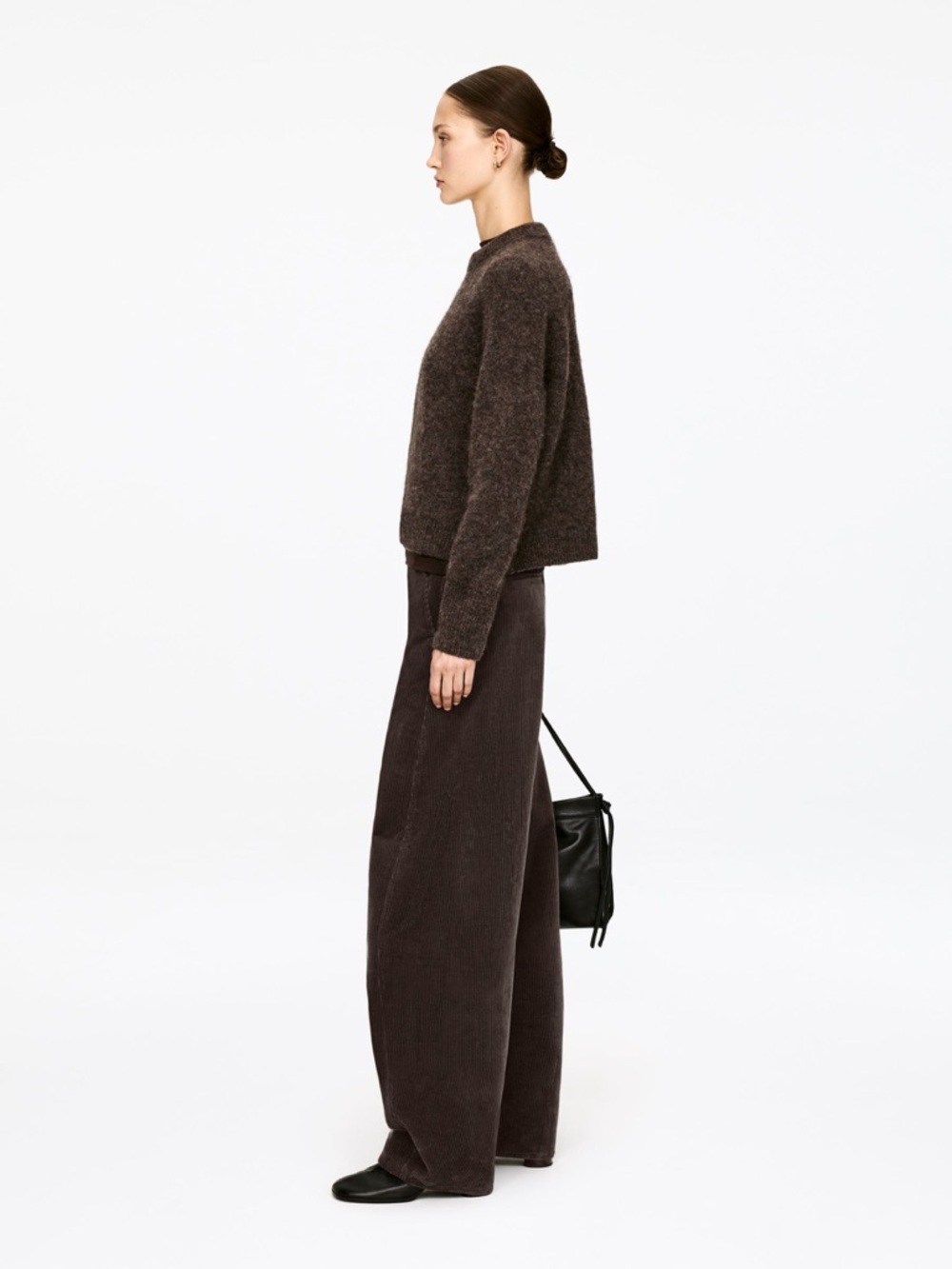 Arket BARREL-LEG CORDUROY TROUSERS - Picture 2 of 11